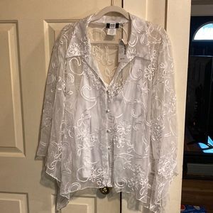 NWT Studio 1940 2pc blouse set size 22W plus